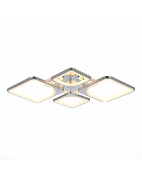 SLE500312-04RGB Светильник потолочный Хром/Белый LED 1*112W RGB 8W 3000-6000K GIURA-foto2