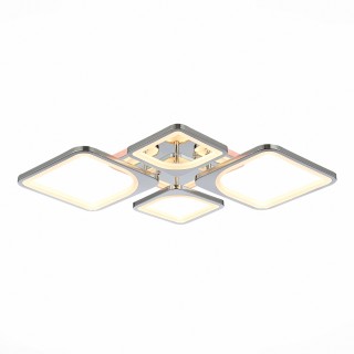 SLE500312-04RGB Светильник потолочный Хром/Белый LED 1*112W RGB 8W 3000-6000K GIURA-foto2