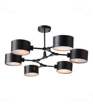 SLE183402-06 Люстра потолочная Черный/Черный E14 6*60W GIMENTO-foto11