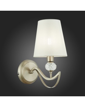 SLE111201-01 Бра Никель, прозрачный/Белый E14 1*40W BERGAMO-foto5