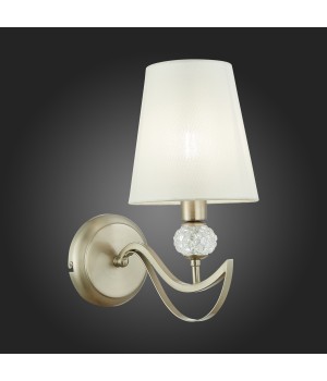 SLE111201-01 Бра Никель, прозрачный/Белый E14 1*40W BERGAMO-foto5