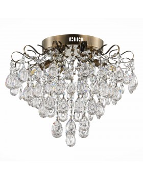 SLE160102-06 Светильник потолочный Бронза/Прозрачный E14 6*60W KAME-foto2