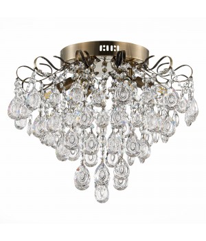 SLE160102-06 Светильник потолочный Бронза/Прозрачный E14 6*60W KAME-foto2