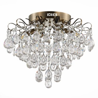 SLE160102-06 Светильник потолочный Бронза/Прозрачный E14 6*60W KAME-foto2