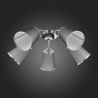 SLE103002-05 Люстра потолочная Хром/Черный E14 5*40W MALEONTE-foto6