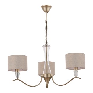 SLE1126-203-03 Светильник подвесной Шампань/Бежевый E14 3*40W CASSIA-foto2