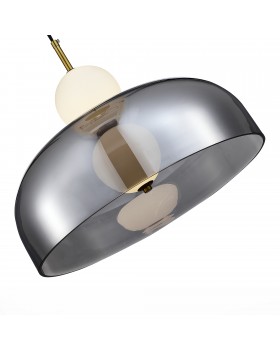 SL6112.203.07 Подвес ST-Luce Золотистый/Молочно-белый,Прозрачно-Дымчатый LED 1*7W ODE-foto3