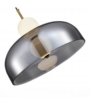 SL6112.203.07 Подвес ST-Luce Золотистый/Молочно-белый,Прозрачно-Дымчатый LED 1*7W ODE-foto3