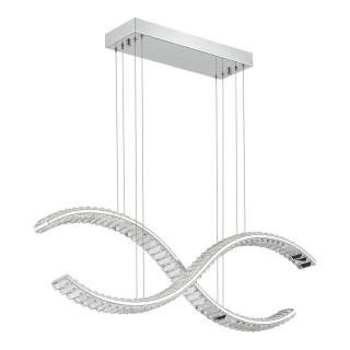 SL6206.103.44 Светильник подвесной ST-Luce Хром/Прозрачный LED 1*44W 3000K ACENO-foto2