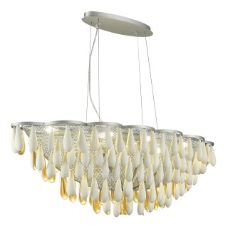 SL1517.103.08 Светильник подвесной ST-Luce Серебристый/Белый, Золотистый E14 8*40W Faenza-foto4