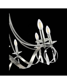 SLE120203-08 Светильник подвесной Хром E14 8*40W FILATTA-foto6