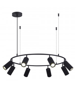 SL1213.403.08 Светильник подвесной ST-Luce Черный/Черный GU10 8*5W 4000K KENDO-foto3