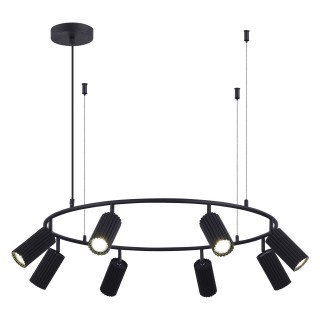 SL1213.403.08 Светильник подвесной ST-Luce Черный/Черный GU10 8*5W 4000K KENDO-foto3