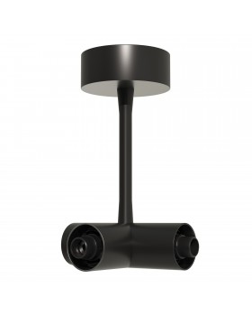 ST1602.459.00 Потолочный токопроводящий Т-коннектор ST-Luce Черный TECHNO-foto3