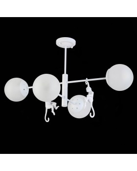 SLE115102-04 Люстра потолочная Белый/Белый E14 4*60W TENATO-foto5