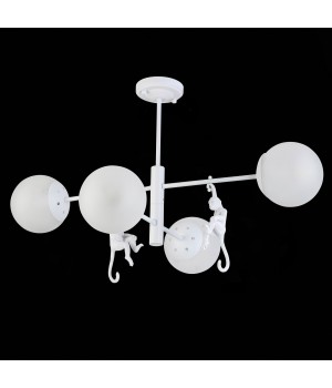 SLE115102-04 Люстра потолочная Белый/Белый E14 4*60W TENATO-foto5