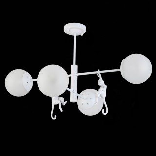 SLE115102-04 Люстра потолочная Белый/Белый E14 4*60W TENATO-foto5