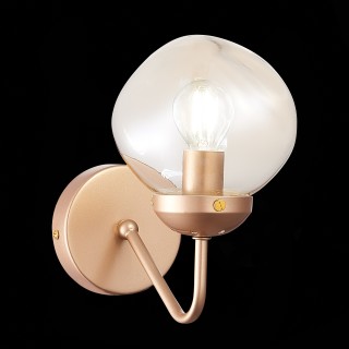 SLE155701-01 Бра Золотистый/Янтарный E14 1*40W MORE-foto3