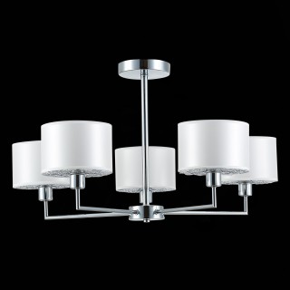 SLE105003-05 Люстра подвесная Хром/Белый E14 5*40W BELGE-foto5