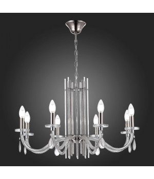 SL1656.103.08 Люстра подвесная ST-Luce Никель/Прозрачный E14 8*40W EPICA-foto6