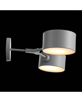 SLE183701-02 Светильник настенный Серый/Серый E14 2*60W GIMENTO-foto5