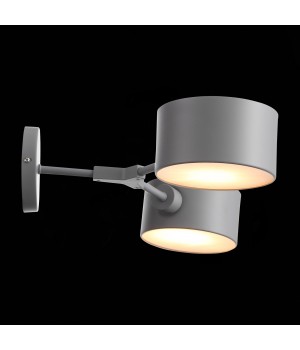 SLE183701-02 Светильник настенный Серый/Серый E14 2*60W GIMENTO-foto5