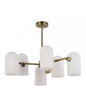 SLE1047-302-06 Люстра потолочная Бронза/Молочно-белый E14 6*40W NOBILIA-foto2