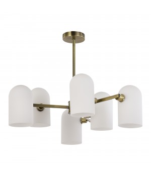 SLE1047-302-06 Люстра потолочная Бронза/Молочно-белый E14 6*40W NOBILIA-foto2