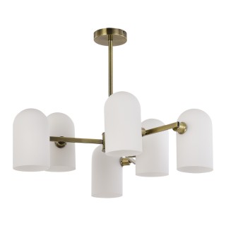 SLE1047-302-06 Люстра потолочная Бронза/Молочно-белый E14 6*40W NOBILIA-foto2