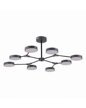 SLE6003-702-08 Светильник потолочный Серый/Серый LED 8*10W MONTA-foto4