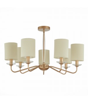 SLE108002-07 Люстра потолочная Золотистый/Бежевый E14 7*40W RITA-foto2