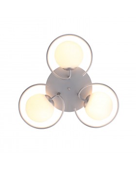 SL418.102.03 Люстра потолочная Серебристый/Белый E27 3*60W GALIO-foto2