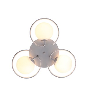 SL418.102.03 Люстра потолочная Серебристый/Белый E27 3*60W GALIO-foto2