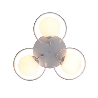 SL418.102.03 Люстра потолочная Серебристый/Белый E27 3*60W GALIO-foto2