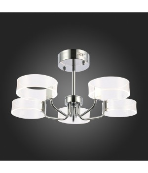 SLE283102-05 Люстра потолочная Хром/Белый LED 5*8W 3000K SOLLA-foto7