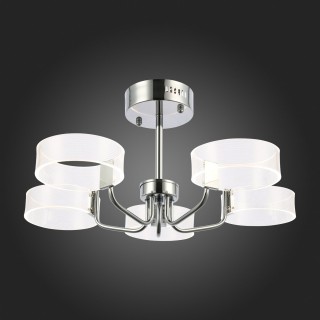 SLE283102-05 Люстра потолочная Хром/Белый LED 5*8W 3000K SOLLA-foto7