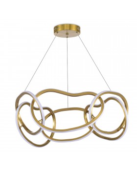 SL6505.203.63 Светильник подвесной ST-Luce Золотистый/Золотистый LED 1*63W 4000K ABRA-foto2