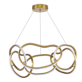 SL6505.203.63 Светильник подвесной ST-Luce Золотистый/Золотистый LED 1*63W 4000K ABRA-foto2