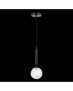 SLE220343-01 Подвес Черный/Прозрачный G9 1*5W Salerno-foto3