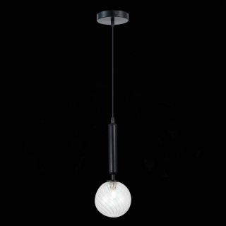 SLE220343-01 Подвес Черный/Прозрачный G9 1*5W Salerno-foto3