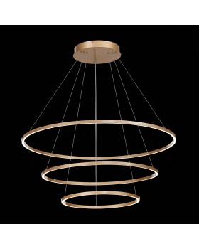 ST605.203.114 Cветильник подвесной SMART ST-Luce Золотистый/Белый LED 1*114W 2800-6500K Подвесные светильники-foto3