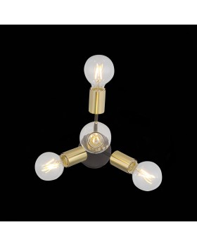 SL437.401.04 Бра ST-Luce Золотистый,Черный E27 4*60W FOGLIONE-foto6