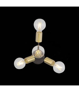 SL437.401.04 Бра ST-Luce Золотистый,Черный E27 4*60W FOGLIONE-foto6