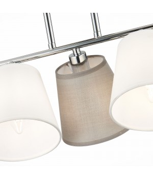 SLE300402-03 Люстра потолочная хром/белый, серый E14 3*40W PRATO-foto3