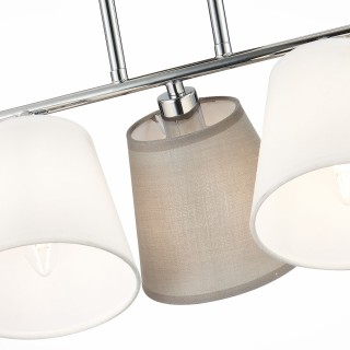 SLE300402-03 Люстра потолочная хром/белый, серый E14 3*40W PRATO-foto3