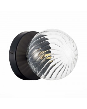 SLE220341-01 Бра Черный/Прозрачный G9 1*5W Salerno-foto2