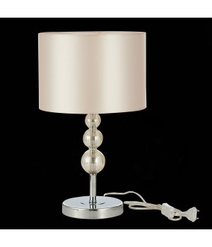 SLE105704-01 Прикроватная лампа Хром/Светло-бежевый E14 1*40W RAMER-foto4