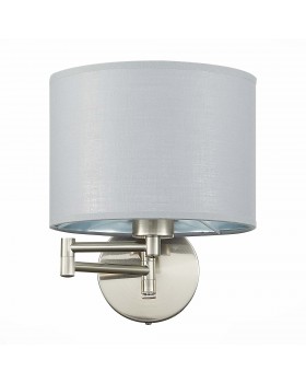 SLE300511-01 Бра Никель/Серый, Серебристый E27 1*40W BRESCIA-foto2