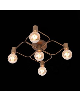 SL413.202.05 Люстра потолочная ST-Luce Латунь E27 5*40W TAVERE-foto9