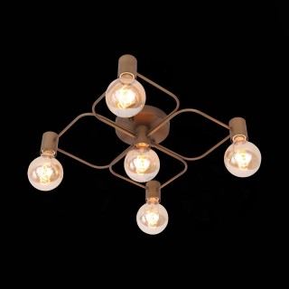 SL413.202.05 Люстра потолочная ST-Luce Латунь E27 5*40W TAVERE-foto9